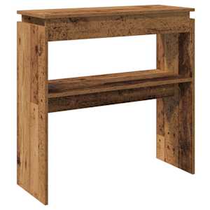 Konzolový stolek old wood 80 x 30 x 80 cm kompozitní dřevo - obrázek 5