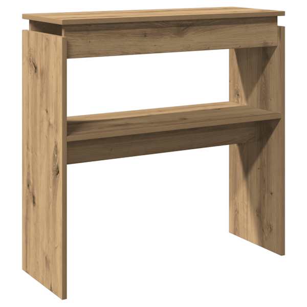 vidaXL konsoollaud Artisan tamm 80x30x80 cm Engineered Wood