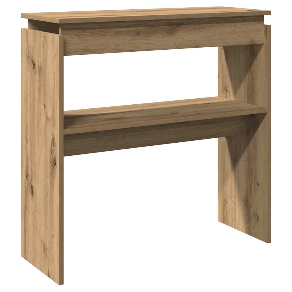 vidaXL Konzolový stolek dub artisan 80 x 30 x 80 cm kompozitní dřevo