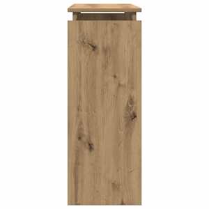 Konzolový stolek dub artisan 80 x 30 x 80 cm kompozitní dřevo - obrázek 6