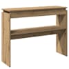 vidaXL konsoollaud Artisan tamm 102x30x80 cm ehituspuit