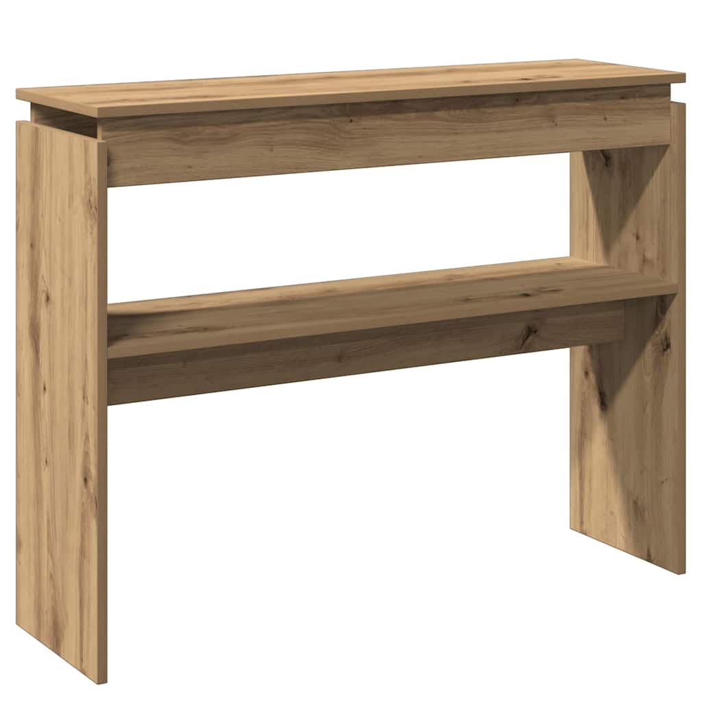 vidaXL Konzolový stolek dub artisan 102x30x80 cm kompozitní dřevo