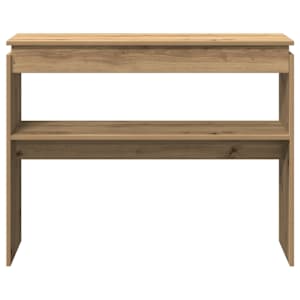 Konzolový stolek dub artisan 102x30x80 cm kompozitní dřevo - obrázek 4