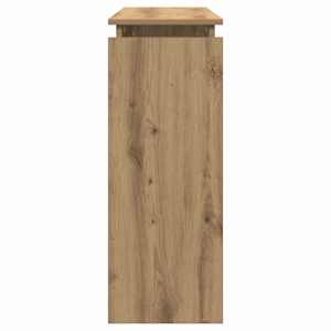 Konzolový stolek dub artisan 102x30x80 cm kompozitní dřevo - obrázek 6