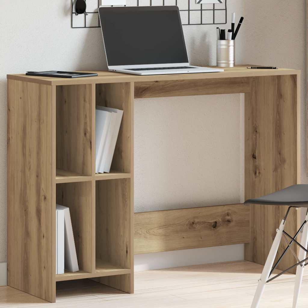 vidaXL Birou, stejar artizanal, 102,5x35x75 cm, lemn prelucrat