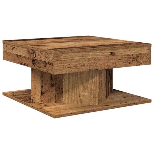 vidaXL diivanilaud Old Wood 55x55x30 cm Engineered Wood