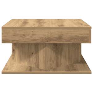 Konferenční stolek dub artisan 55x55x30 cm kompozitní dřevo - obrázek 5