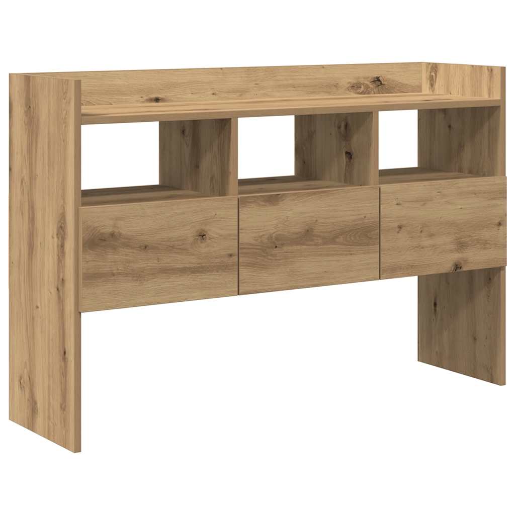 vidaXL Sideboard artisian hrast 105x30x70 cm konstruiran les