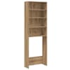 vidaXL Pesumasina kapp Artisan Tamm 64x24x190 cm