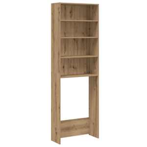 vidaXL Pesumasina kapp Artisan Tamm 64x24x190 cm