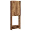 vidaXL Pesumasina Kapp Vana Puit 64x25,5x190 cm