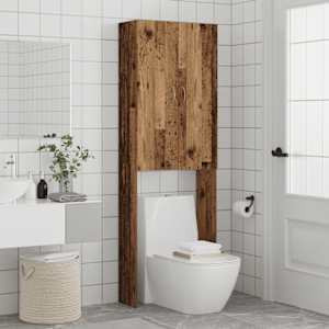 Skříňka nad pračku old wood 64 x 25,5 x 190 cm - obrázek 4
