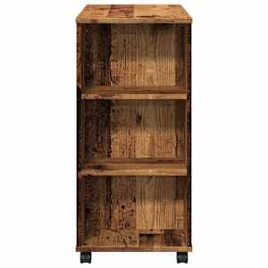 Skříňka na kolečkách old wood 60 x 35 x 75 cm kompozitní dřevo - obrázek 6