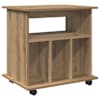 vidaXL Rullkapp Artisan tamm 60x45x60 cm insenerpuit