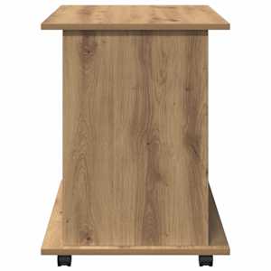 Skříňka na kolečkách dub artisan 60x45x60 cm kompozitní dřevo - obrázek 6