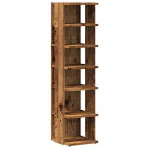 Botník old wood 28 x 27 x 102 cm kompozitní dřevo - obrázek 2