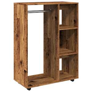 Šatní skříň old wood 80 x 40 x 110 cm kompozitní dřevo - obrázek 2
