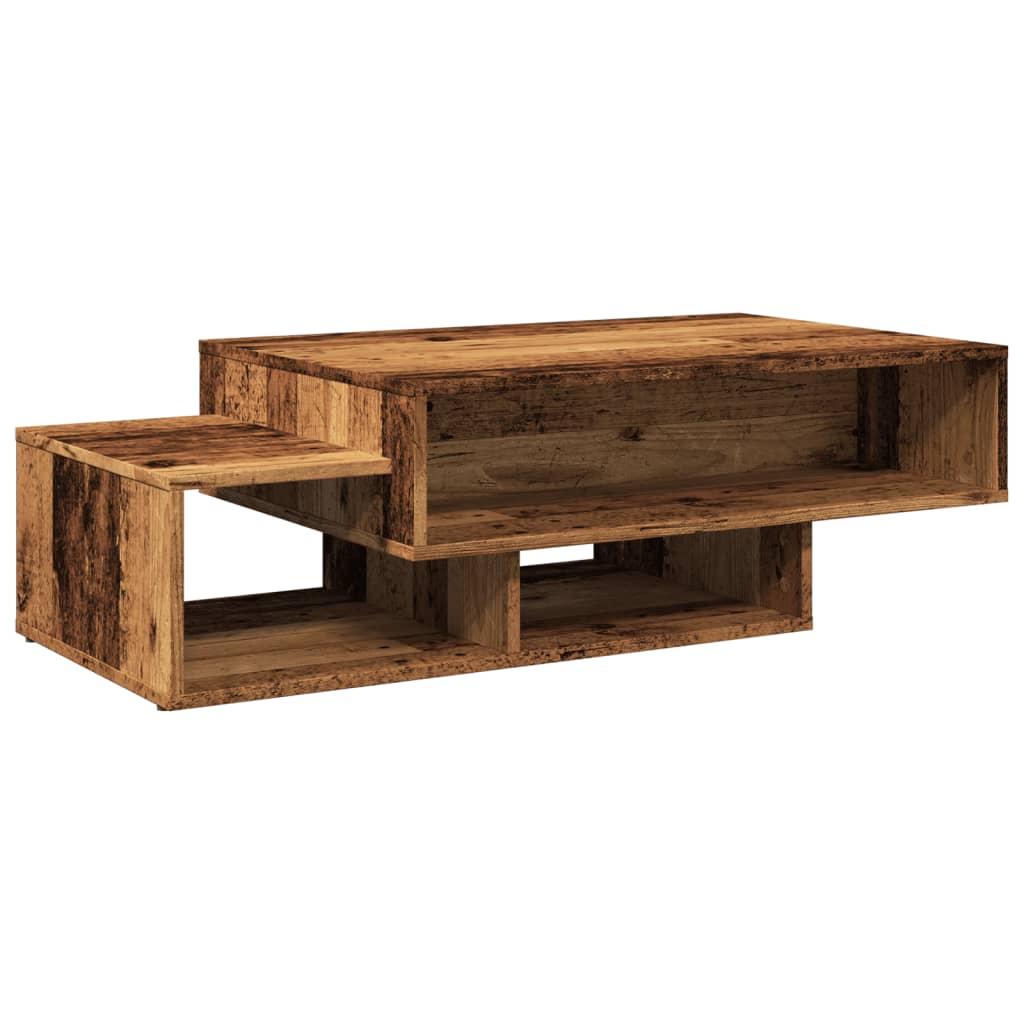 vidaXL Konferenční stolek old wood 105 x 55 x 32 cm kompozitní dřevo