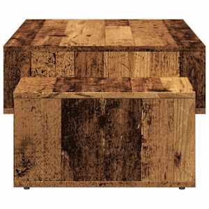 Konferenční stolek old wood 105 x 55 x 32 cm kompozitní dřevo - obrázek 5