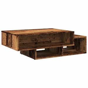 Konferenční stolek old wood 105 x 55 x 32 cm kompozitní dřevo - obrázek 6