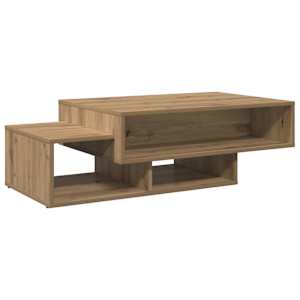Konferenční stolek dub artisan 105x55x32 cm kompozitní dřevo - obrázek 2