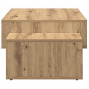 Konferenční stolek dub artisan 105x55x32 cm kompozitní dřevo - obrázek 5