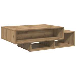 Konferenční stolek dub artisan 105x55x32 cm kompozitní dřevo - obrázek 6