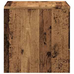 Odkládací stolky 3 ks old wood kompozitní dřevo - obrázek 6