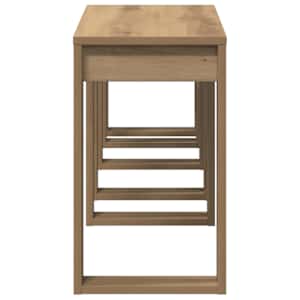 Hnízdové stolky 3 ks dub artisan kompozitní dřevo - obrázek 6