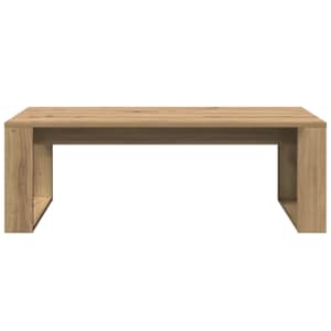 Konferenční stolek dub artisan 102x50x35 cm kompozitní dřevo - obrázek 4