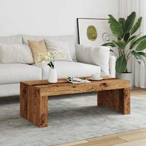 Konferenční stolek old wood 102 x 50 x 35 cm kompozitní dřevo - obrázek 3