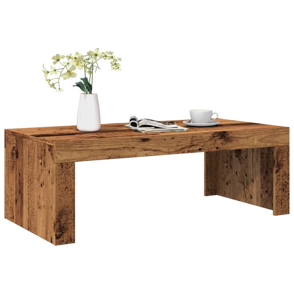 vidaXL Couchtisch Altholz-Optik 102x50x35 cm Holzwerkstoff