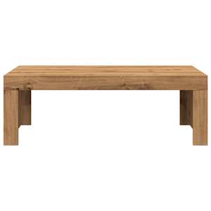 Konferenční stolek dub artisan 102x50x35 cm kompozitní dřevo - obrázek 4