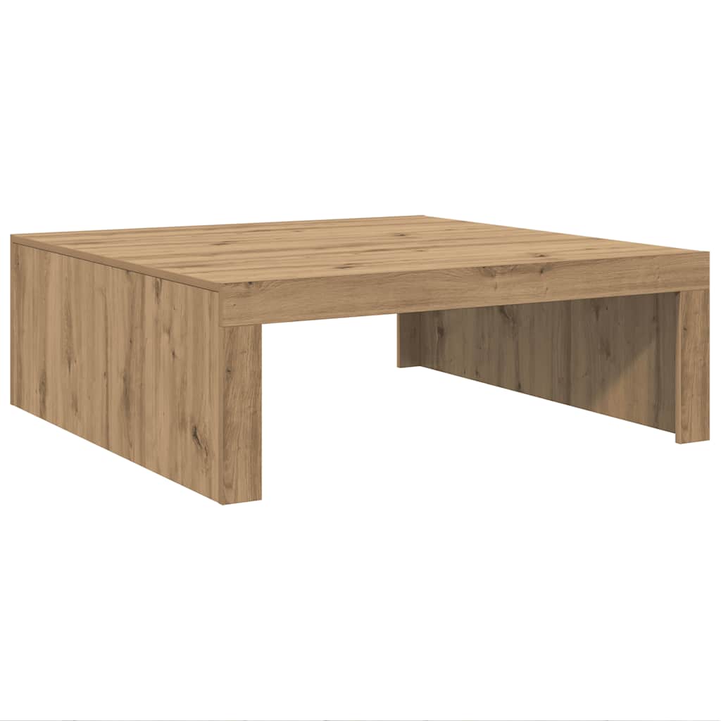 vidaXL Konferenční stolek dub artisan 100x100x35 cm kompozitní dřevo