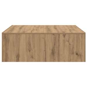 Konferenční stolek dub artisan 100x100x35 cm kompozitní dřevo - obrázek 5