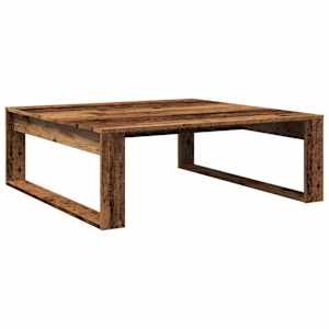 Konferenční stolek old wood 100 x 100 x 35 cm kompozitní dřevo - obrázek 2