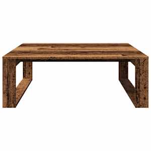 Konferenční stolek old wood 100 x 100 x 35 cm kompozitní dřevo - obrázek 4