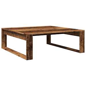 Konferenční stolek old wood 100 x 100 x 35 cm kompozitní dřevo - obrázek 5