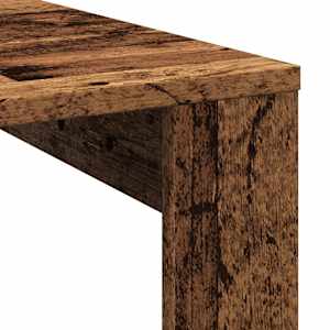 Konferenční stolek old wood 100 x 100 x 35 cm kompozitní dřevo - obrázek 7