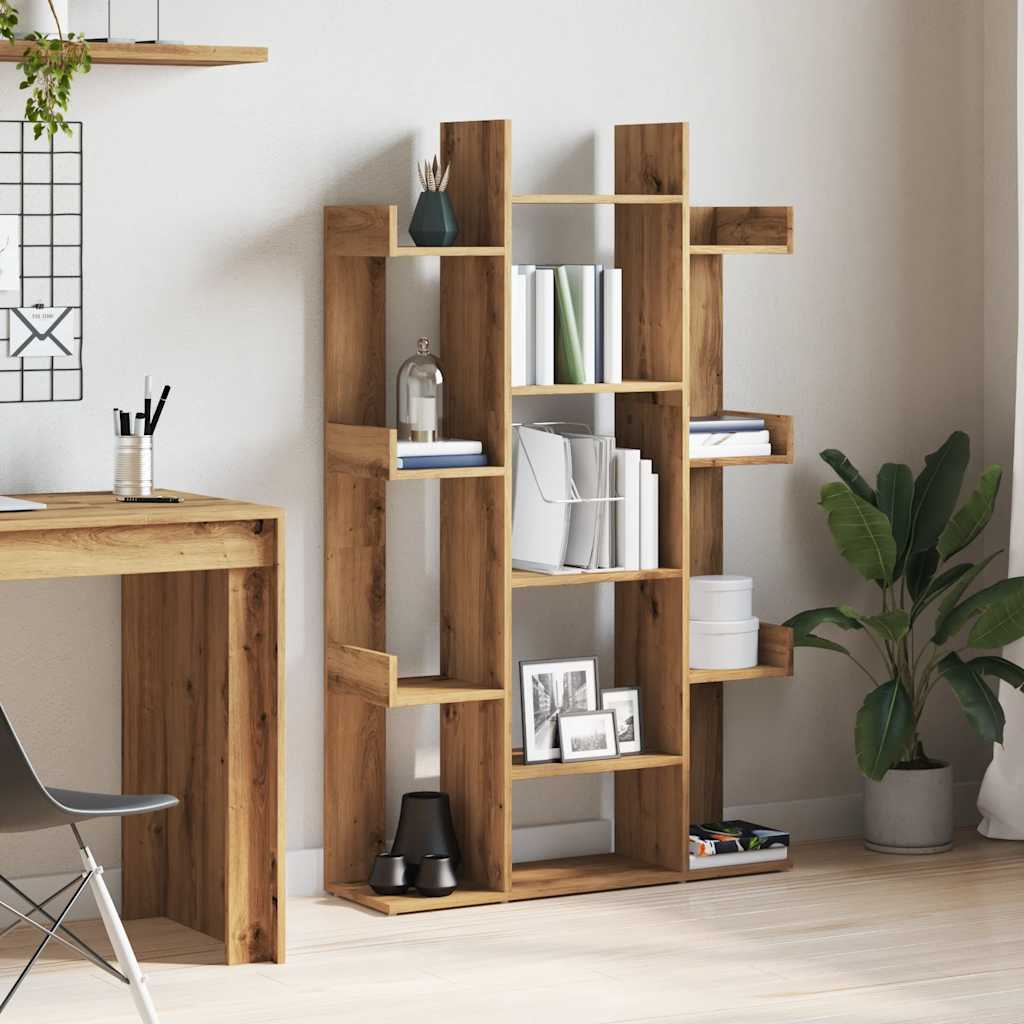 Thumbnail - vidaXL Bücherregal Artisan-Eiche 86x25,5x140 cm Holzwerkstoff