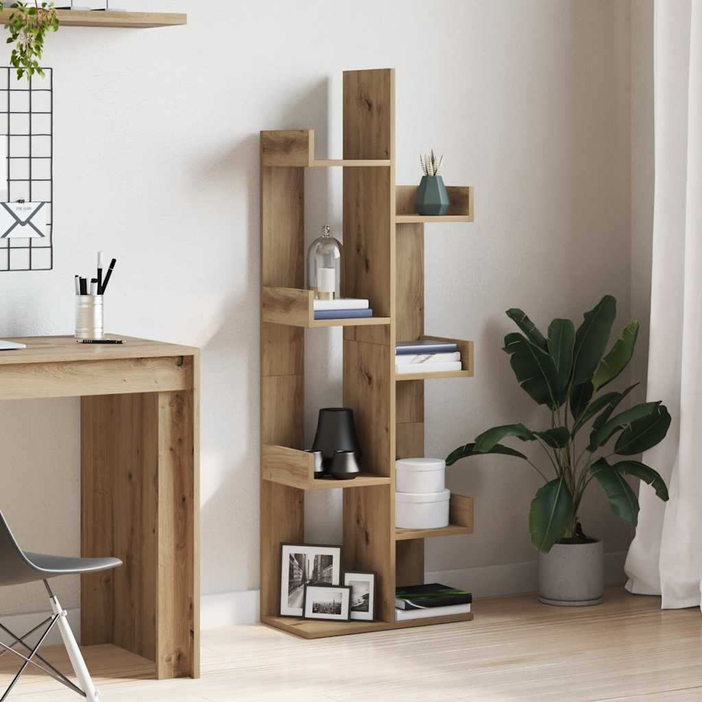 Thumbnail - vidaXL Bücherregal Artisan-Eiche 48x25,5x140 cm Holzwerkstoff