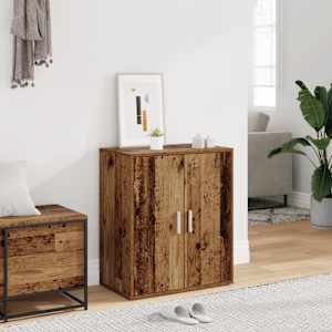 Botník old wood 60 x 35 x 70 cm kompozitní dřevo - obrázek 1