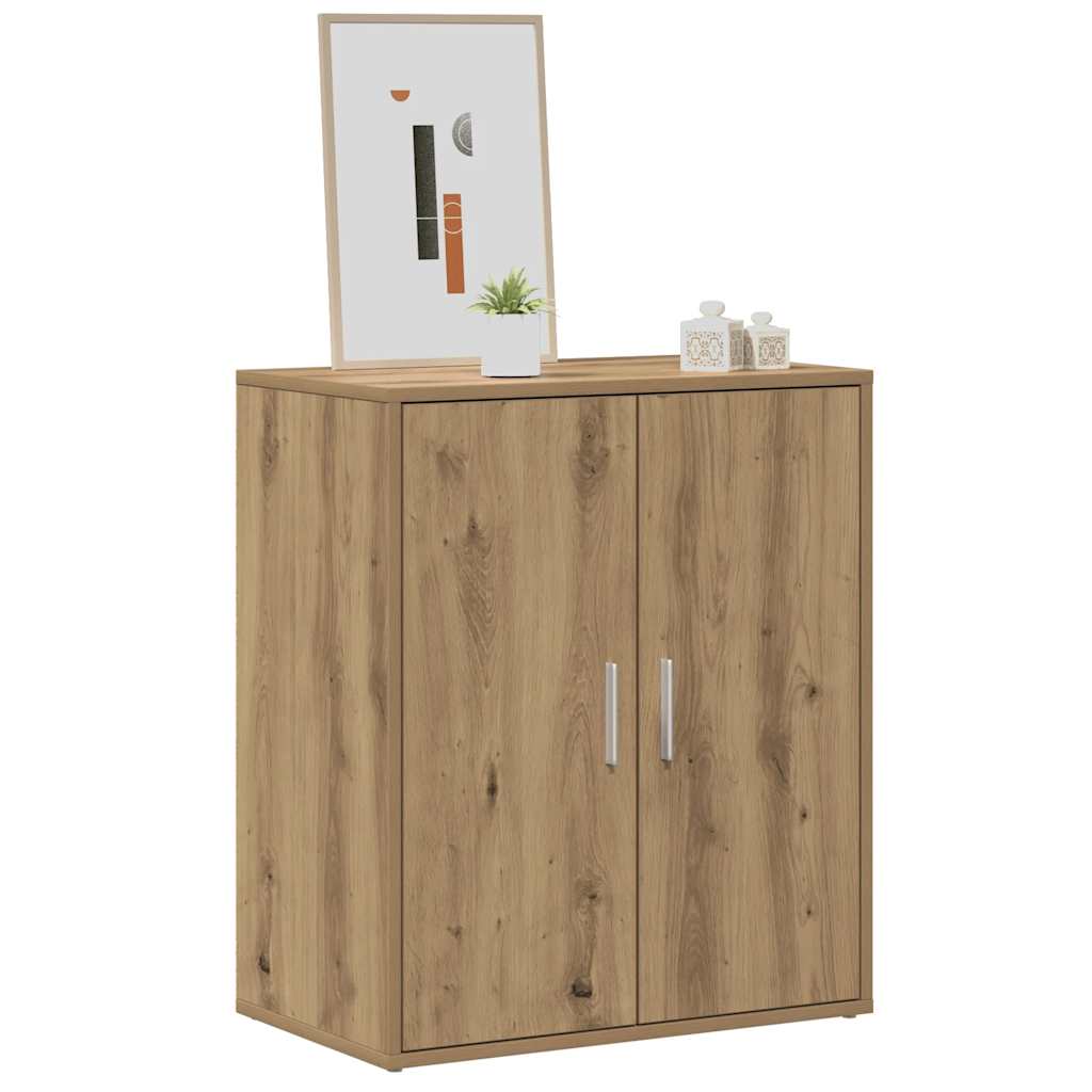 vidaXL Schuhregal Artisan-Eiche 60x35x70 cm Holzwerkstoff