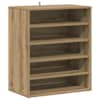vidaXL Kinga kapp 60 x 35 x 70 cm Artisan tamm 5 riiulit