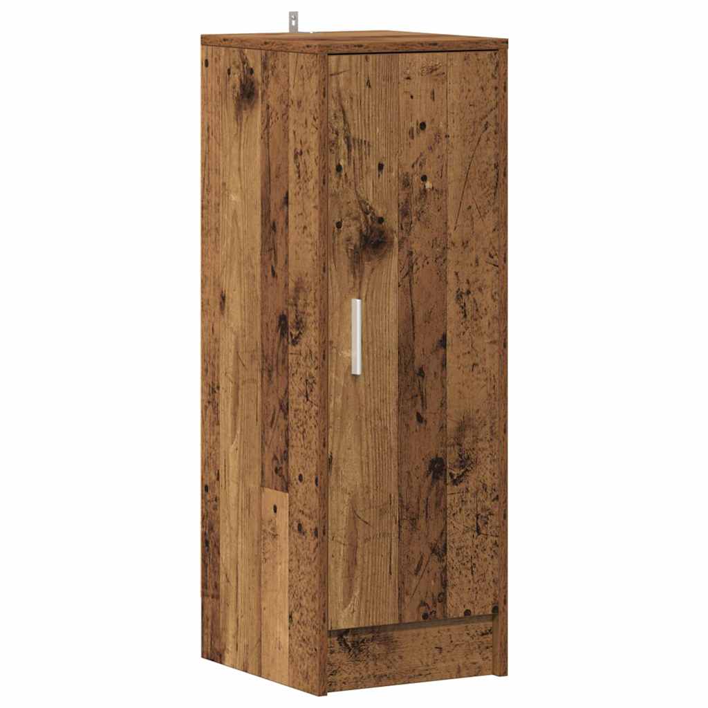 vidaXL Skrinka na topánky Old Wood 32x35x92 cm Engineered Wood