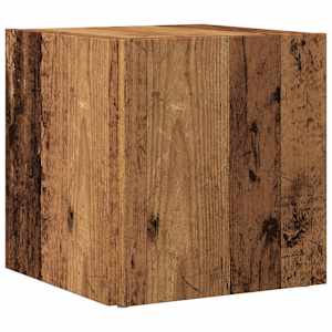 Odkládací stolek old wood 33 x 33 x 34 cm kompozitní dřevo - obrázek 5