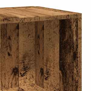 Odkládací stolek old wood 33 x 33 x 34 cm kompozitní dřevo - obrázek 7