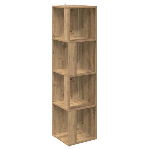 vidaXL nurgakapp Artisan tamm 33x33x132 cm ehituspuit