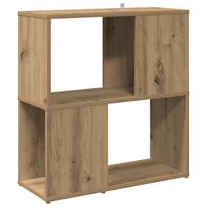 Knihovna dub artisan 60 x 24 x 63 cm kompozitní dřevo - obrázek 6
