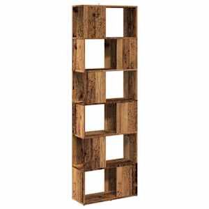 Knihovna / dělicí stěna old wood 60 x 24 x 186 cm - obrázek 2